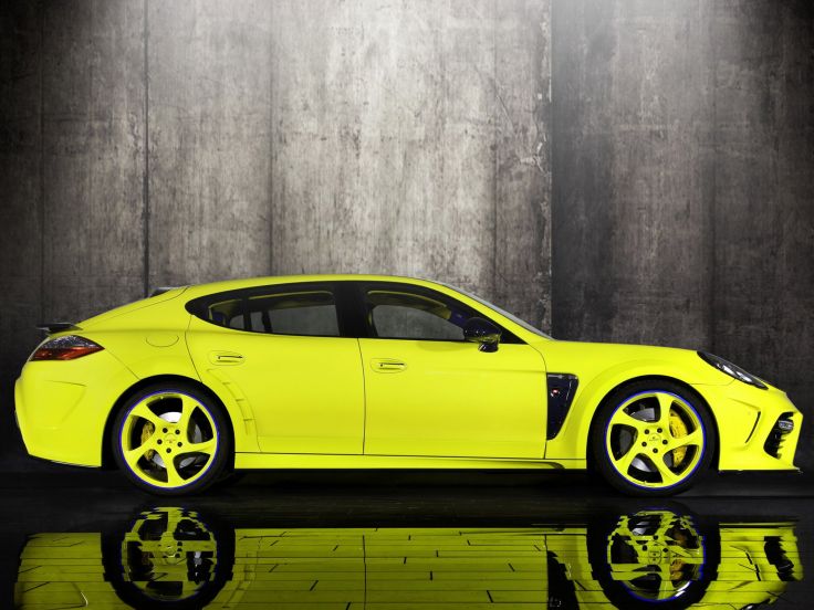 Sarı Porsche